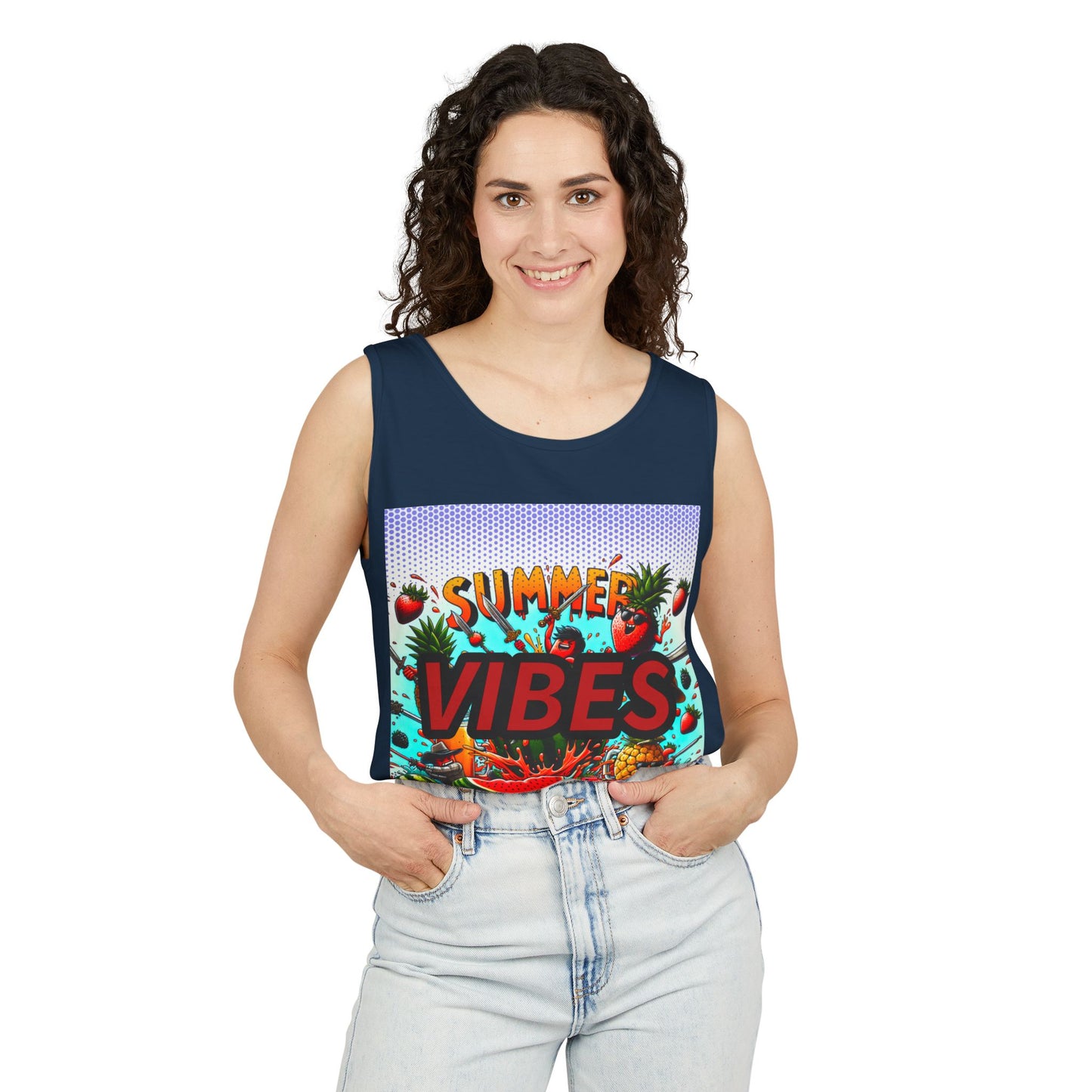 Summer Vibes Unisex Tank Top - Perfect for Beach Days & Festivals