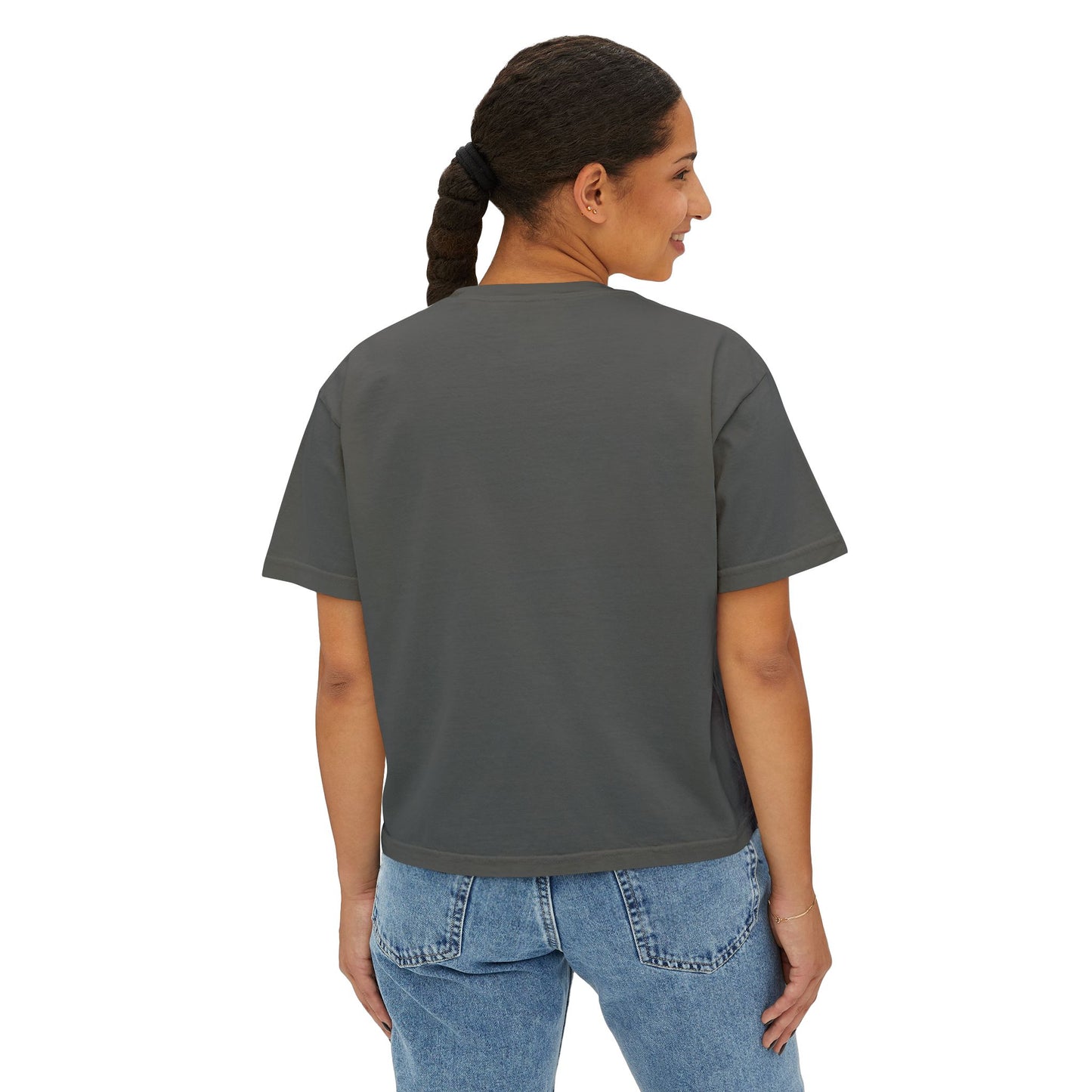 Women's Boxy Tee - Together We Grow Weed Design