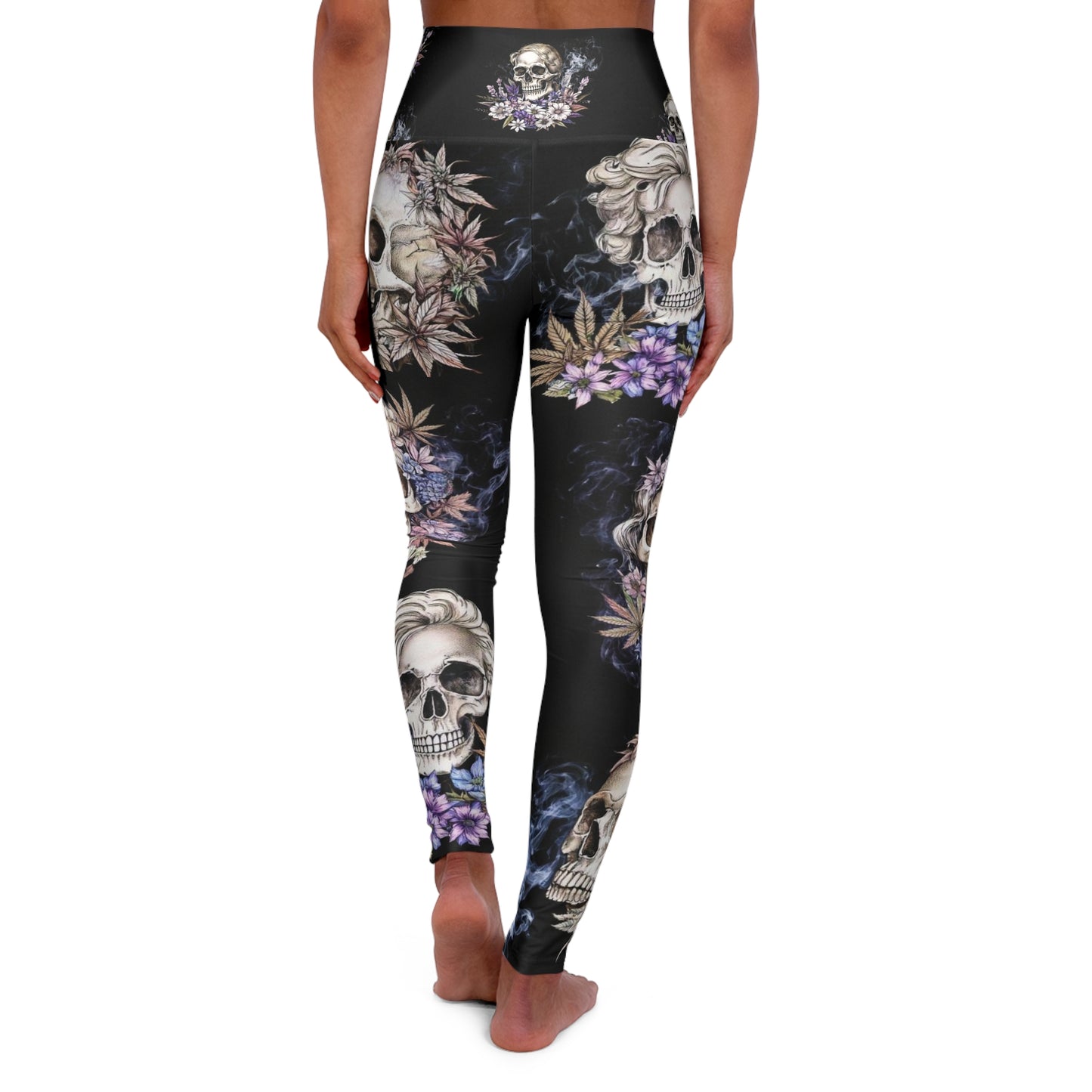 High Waisted Yoga Leggings (AOP)
