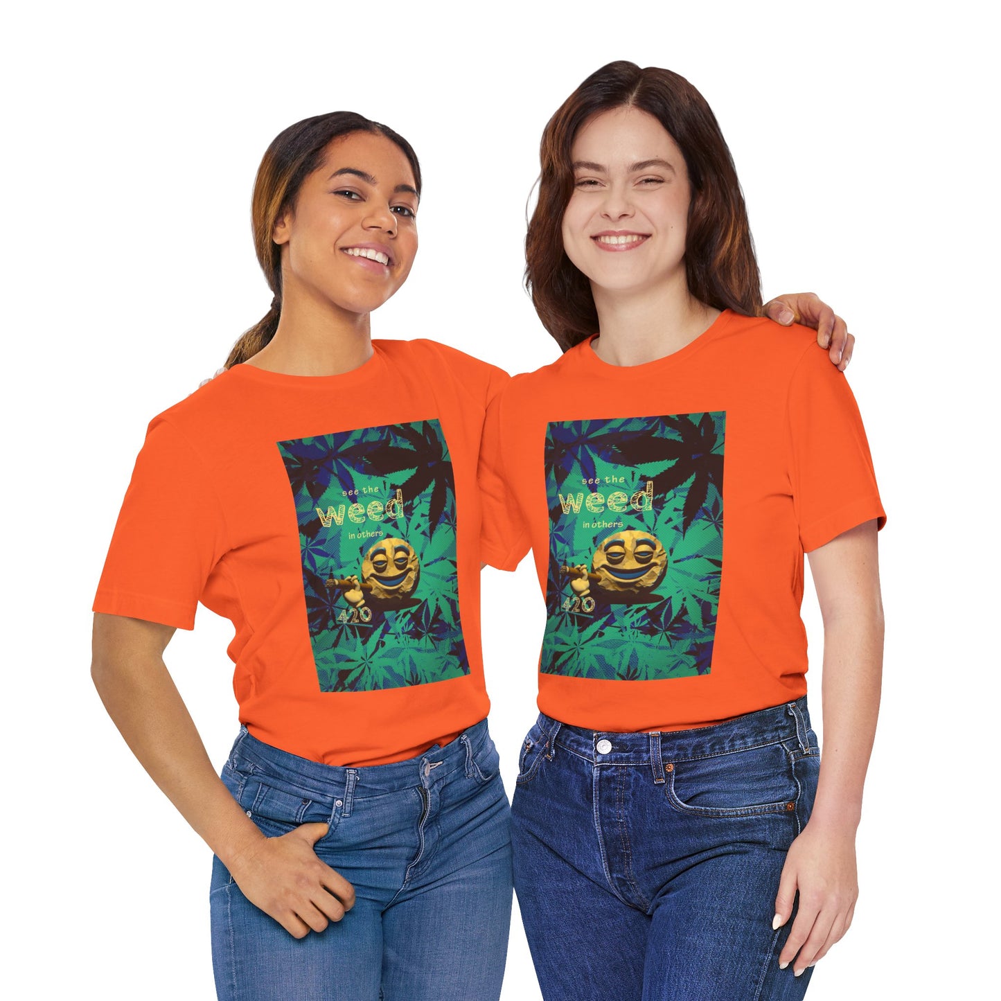 Funny Cannabis Graphic Tee - "See the Weed in Others"