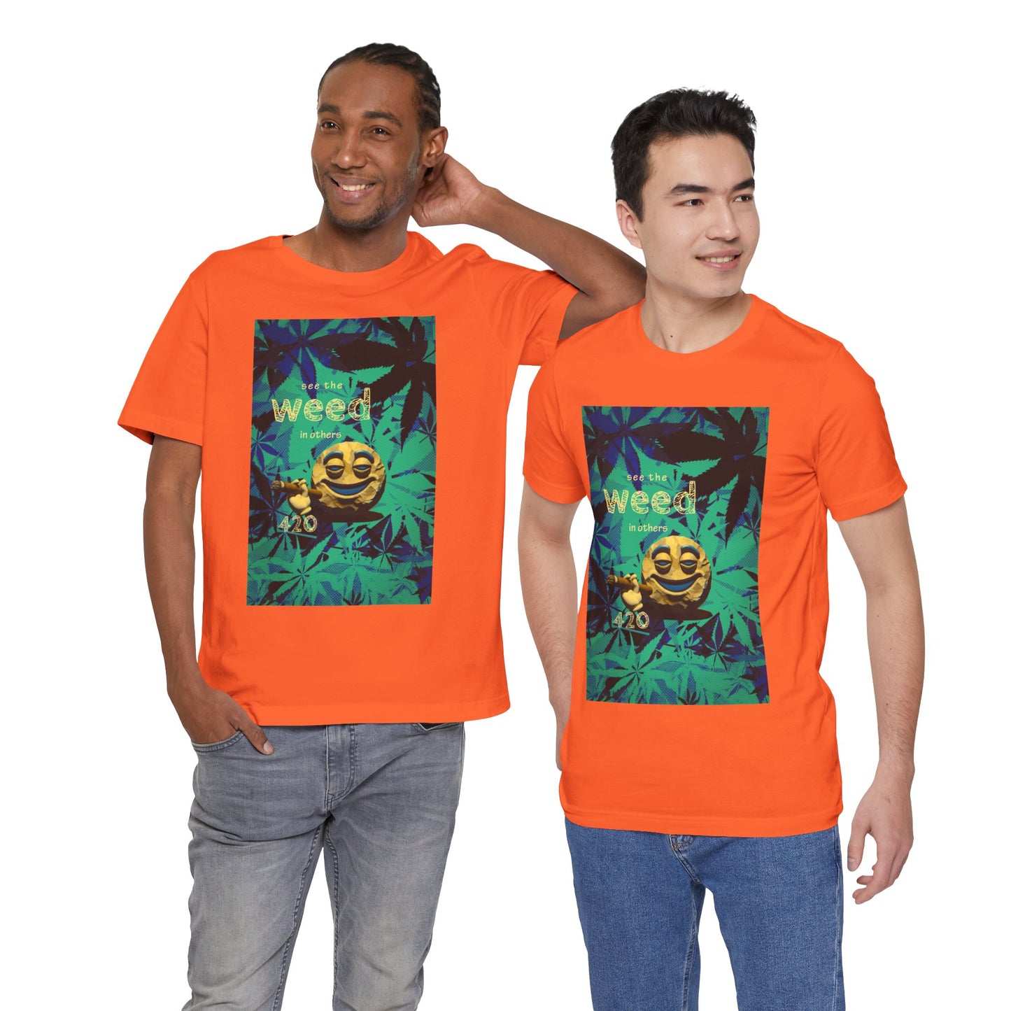 Funny Cannabis Graphic Tee - "See the Weed in Others"