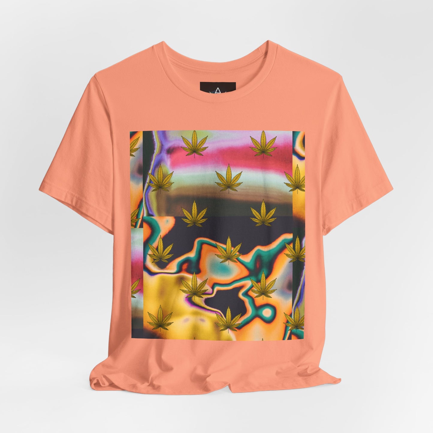 Vibrant Leaf Graphic Tee - Unisex Jersey Short Sleeve T-Shirt