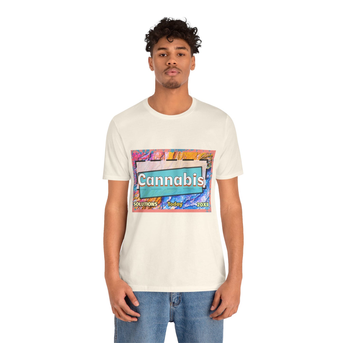 Trendy Cannabis Solutions Tee - Unisex Jersey Short Sleeve T-Shirt