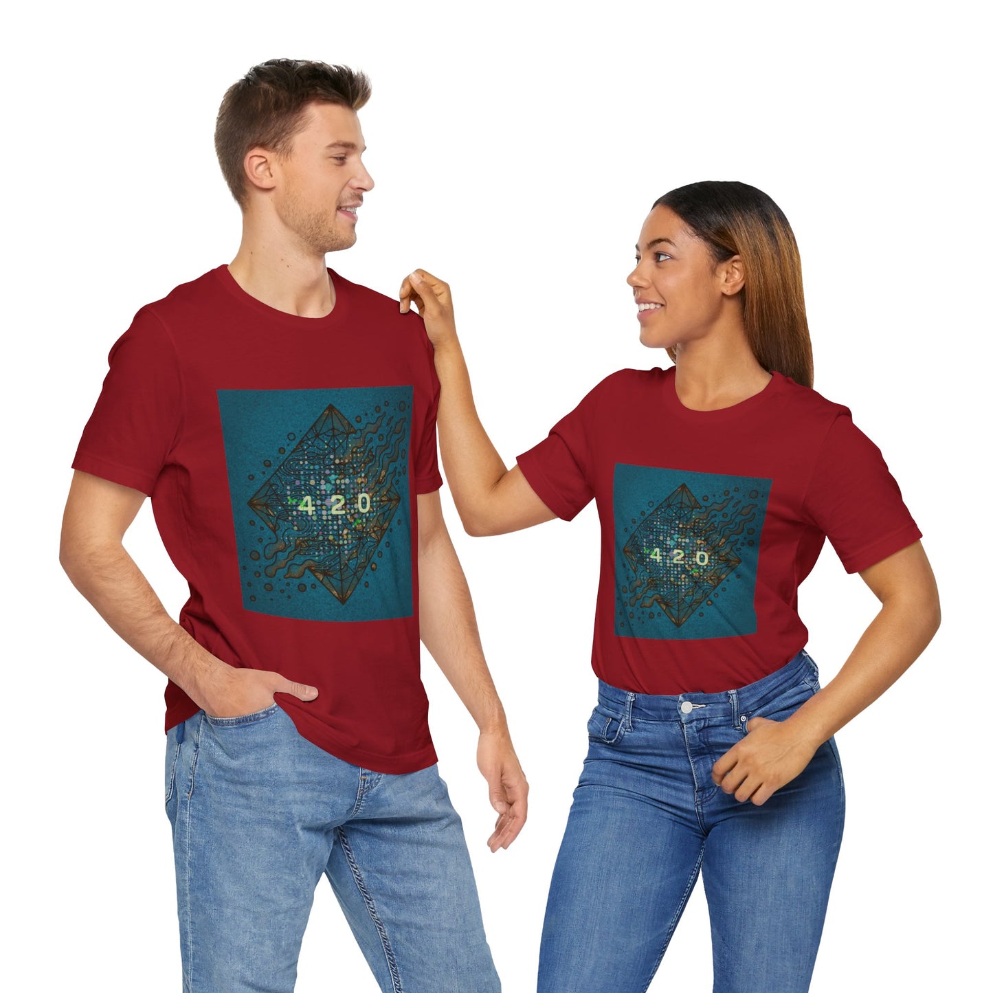420 Graphic Unisex Jersey Tee - Casual Vibe for Celebrations