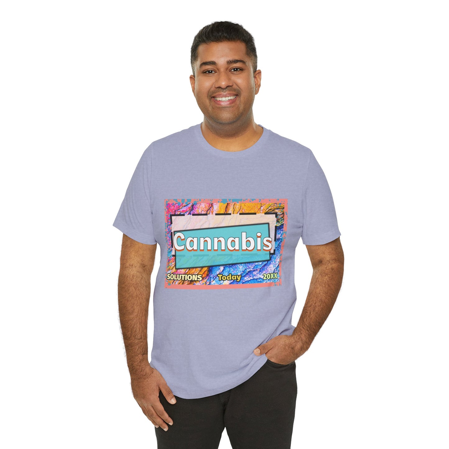 Trendy Cannabis Solutions Tee - Unisex Jersey Short Sleeve T-Shirt