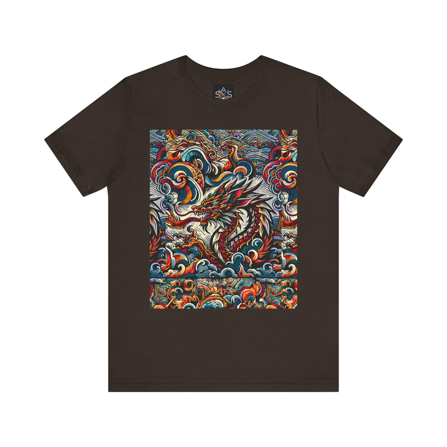 Vibrant Dragon Graphic Tee - Unisex Jersey Short Sleeve Shirt