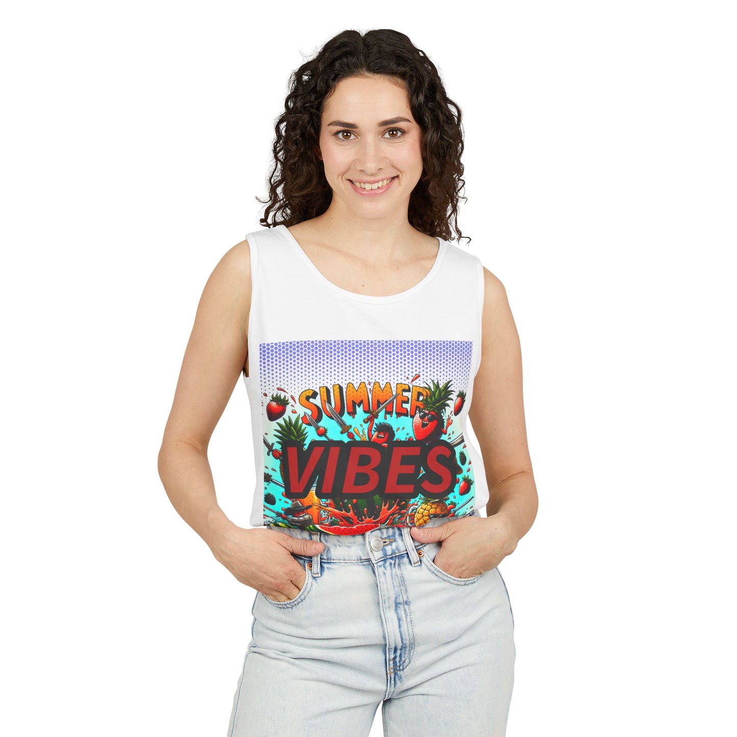 Summer Vibes Unisex Tank Top - Perfect for Beach Days & Festivals