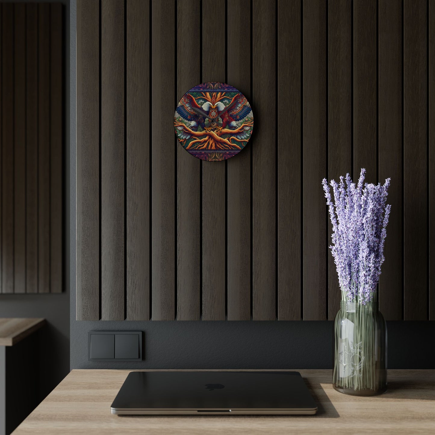 Guided Warriors Acrylic Wall Clock