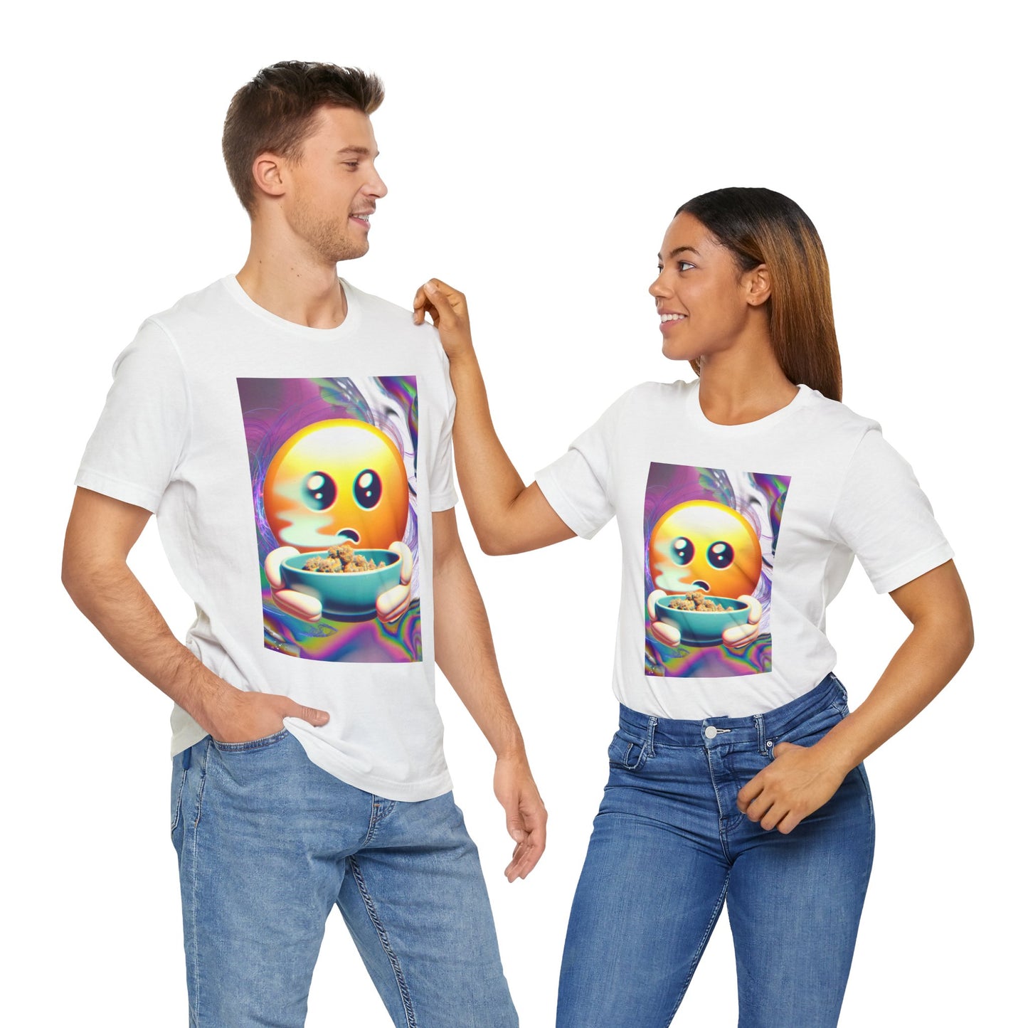 Vibrant Emoji Tee - Perfect for Casual Hangouts and Celebrations