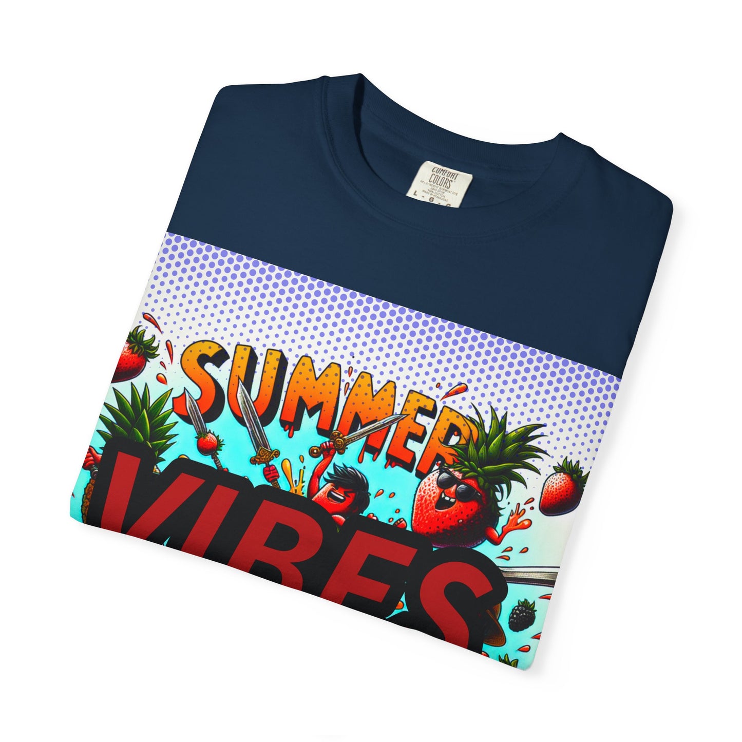 Summer Vibes Unisex Garment-Dyed T-Shirt