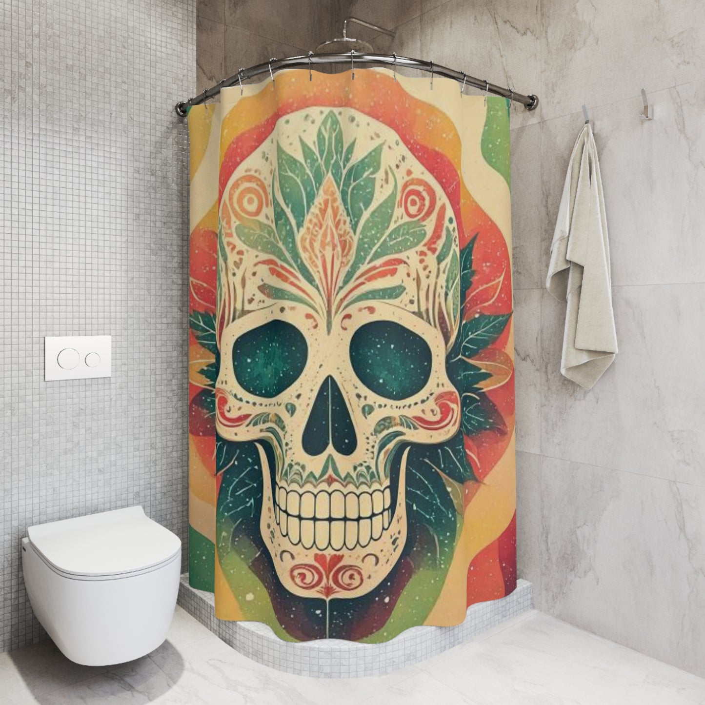 Bloom and Bone Shower Curtains