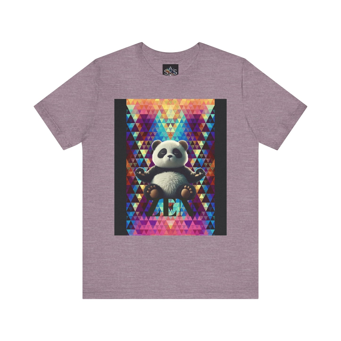 Colorful Panda Graphic Tee - Unisex Jersey Short Sleeve