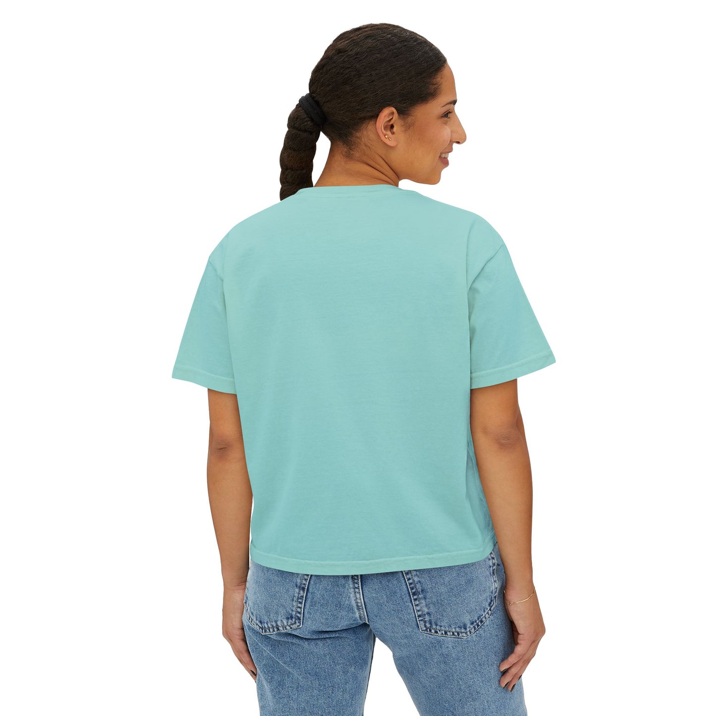 Women's Boxy Tee - Together We Grow Weed Design