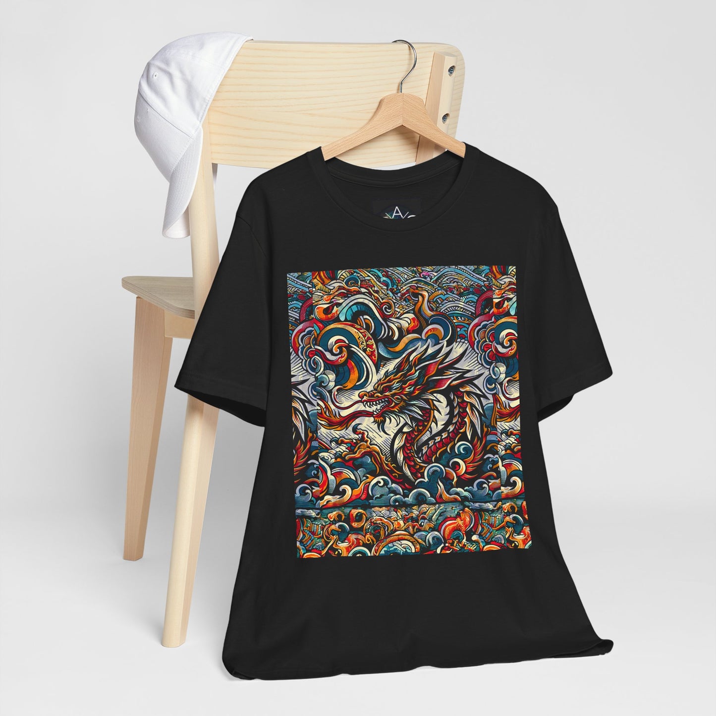 Vibrant Dragon Graphic Tee - Unisex Jersey Short Sleeve Shirt