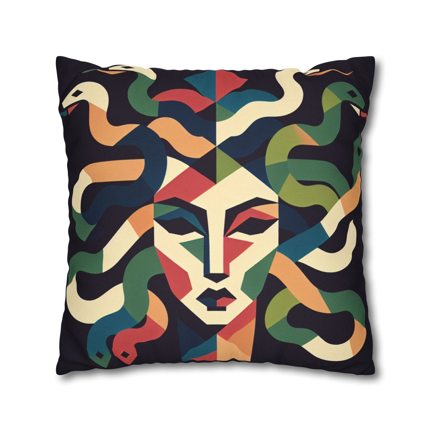 Spun Polyester Square Pillowcase