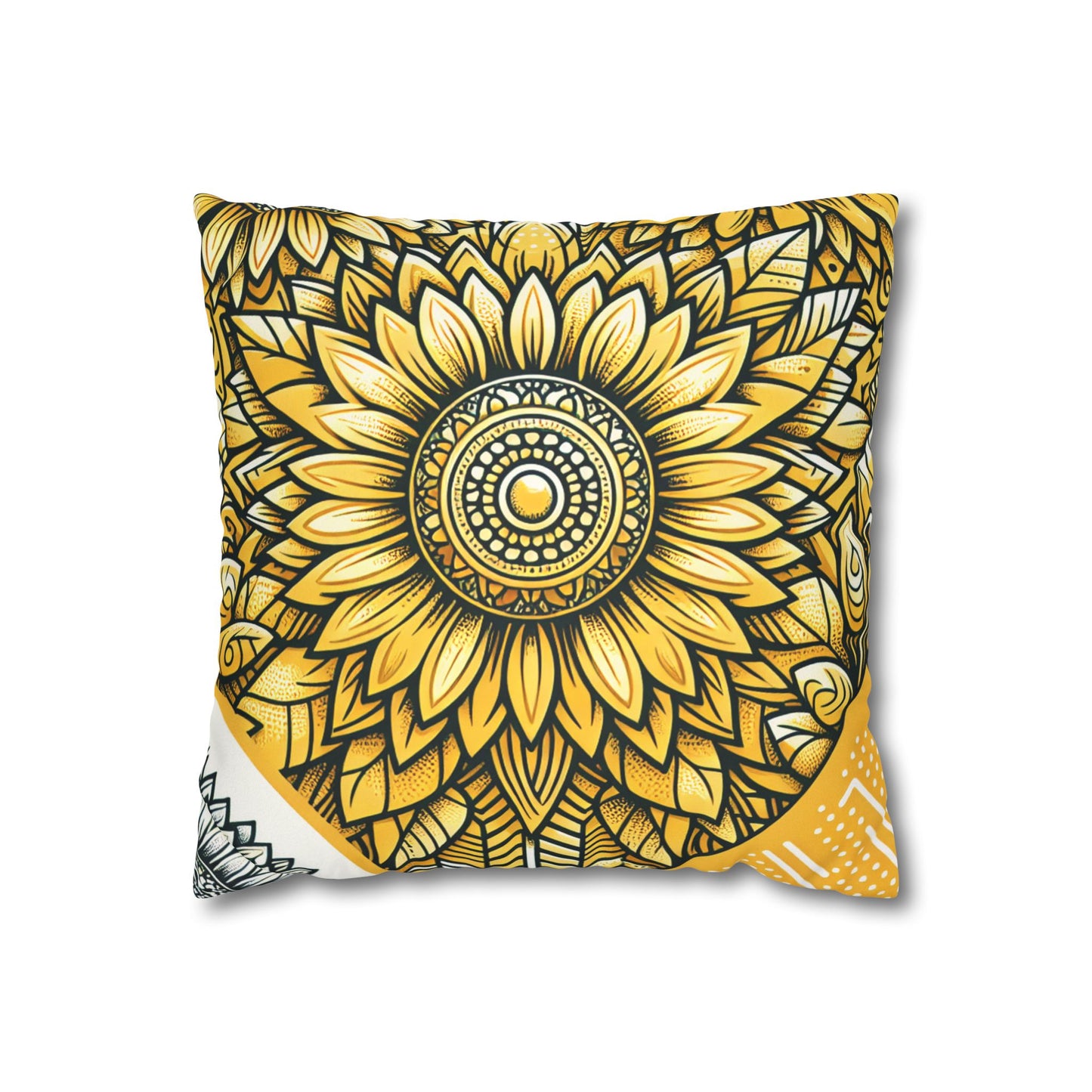 Faux Suede Square Pillowcase