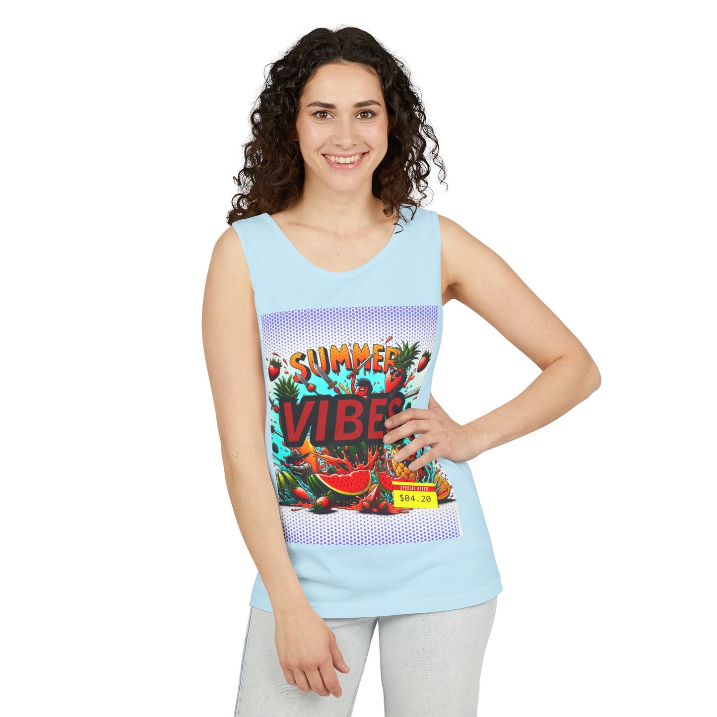Summer Vibes Unisex Tank Top - Perfect for Beach Days & Festivals