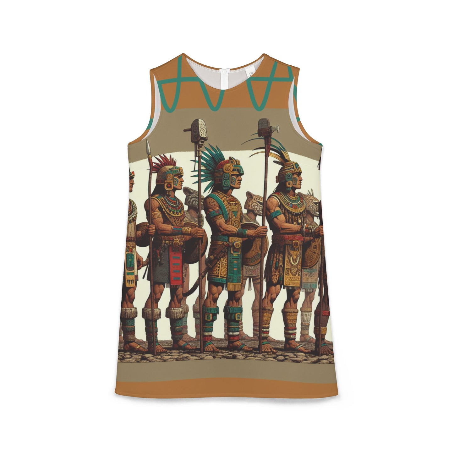 A-line Sleeveless Dress (AOP)
