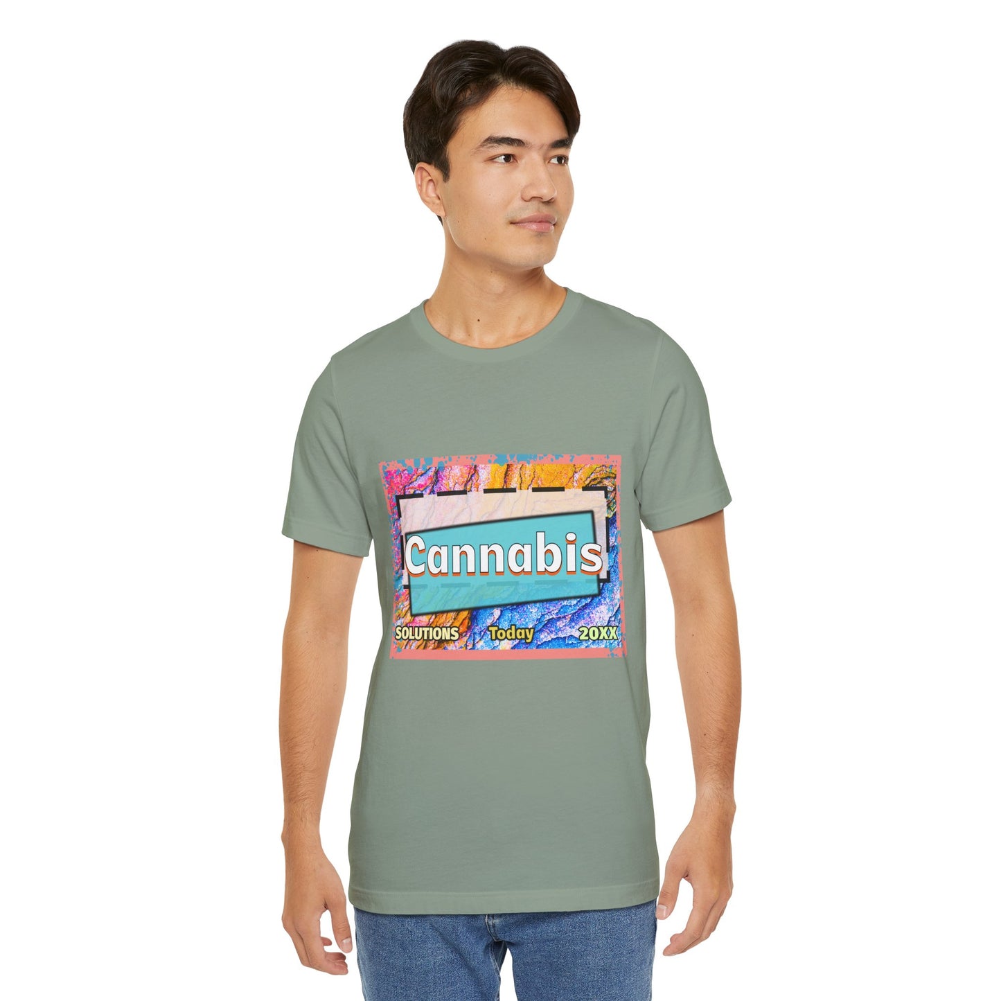Trendy Cannabis Solutions Tee - Unisex Jersey Short Sleeve T-Shirt
