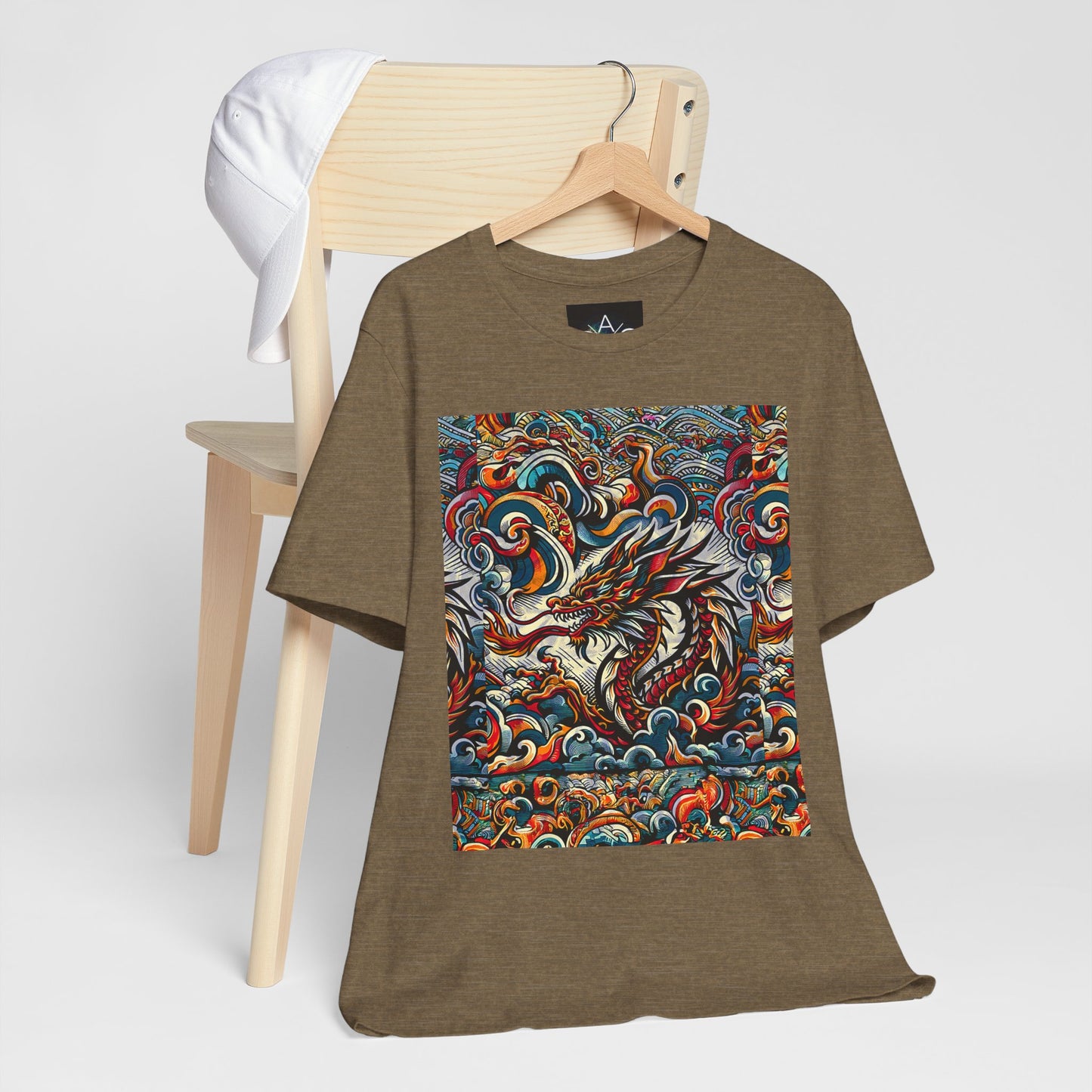 Vibrant Dragon Graphic Tee - Unisex Jersey Short Sleeve Shirt