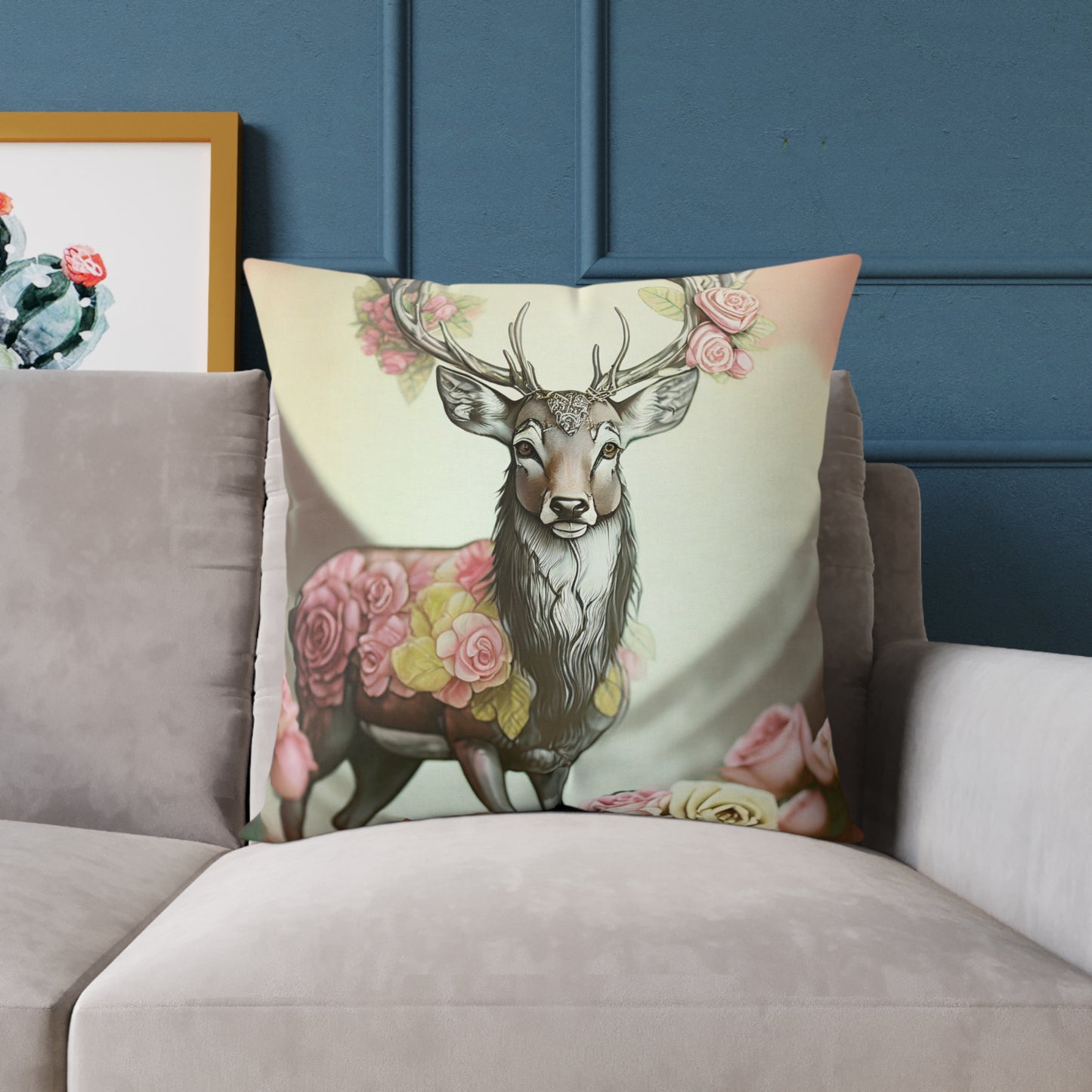 Love Her Square Poly Canvas Pillow