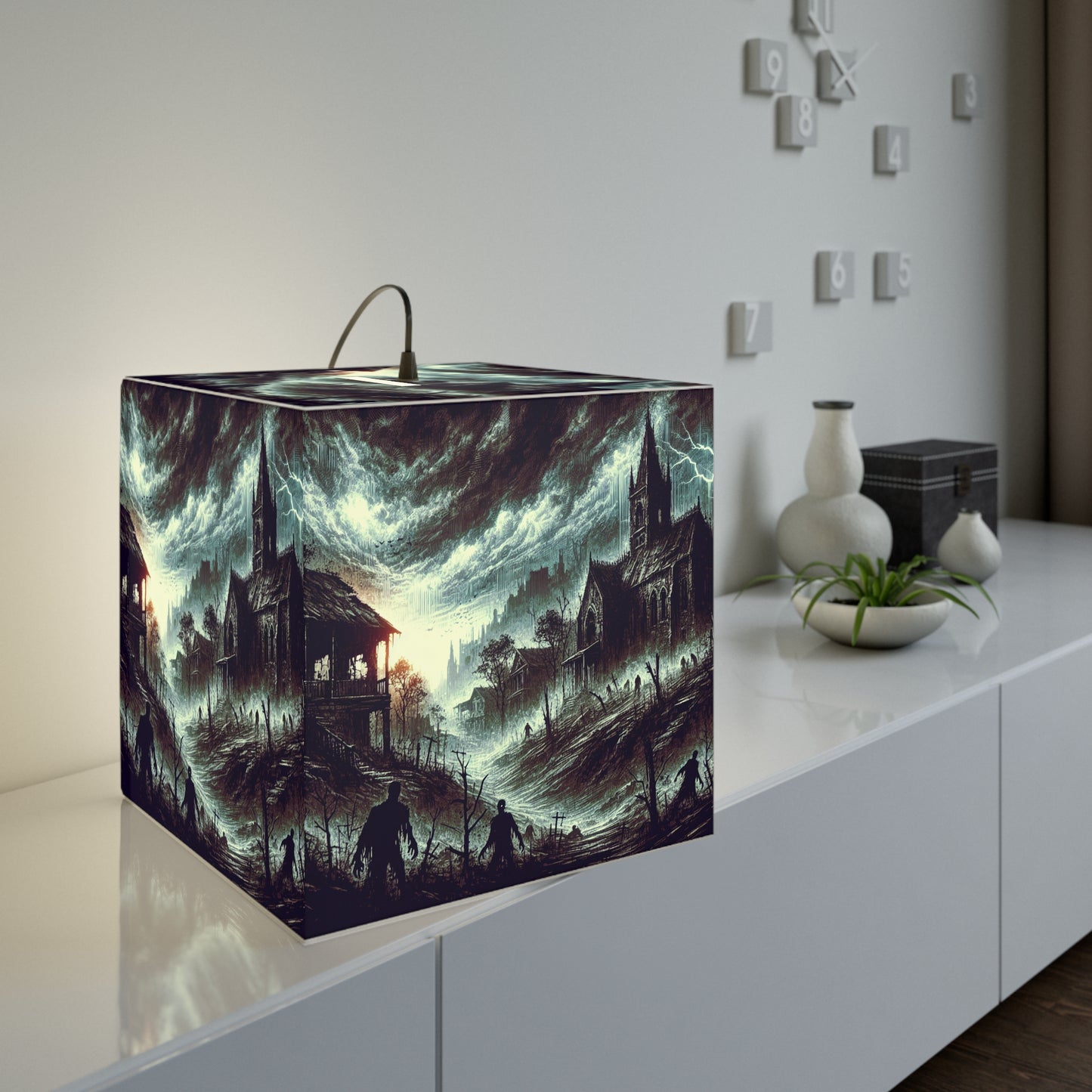 Ghouls Light Cube Lamp