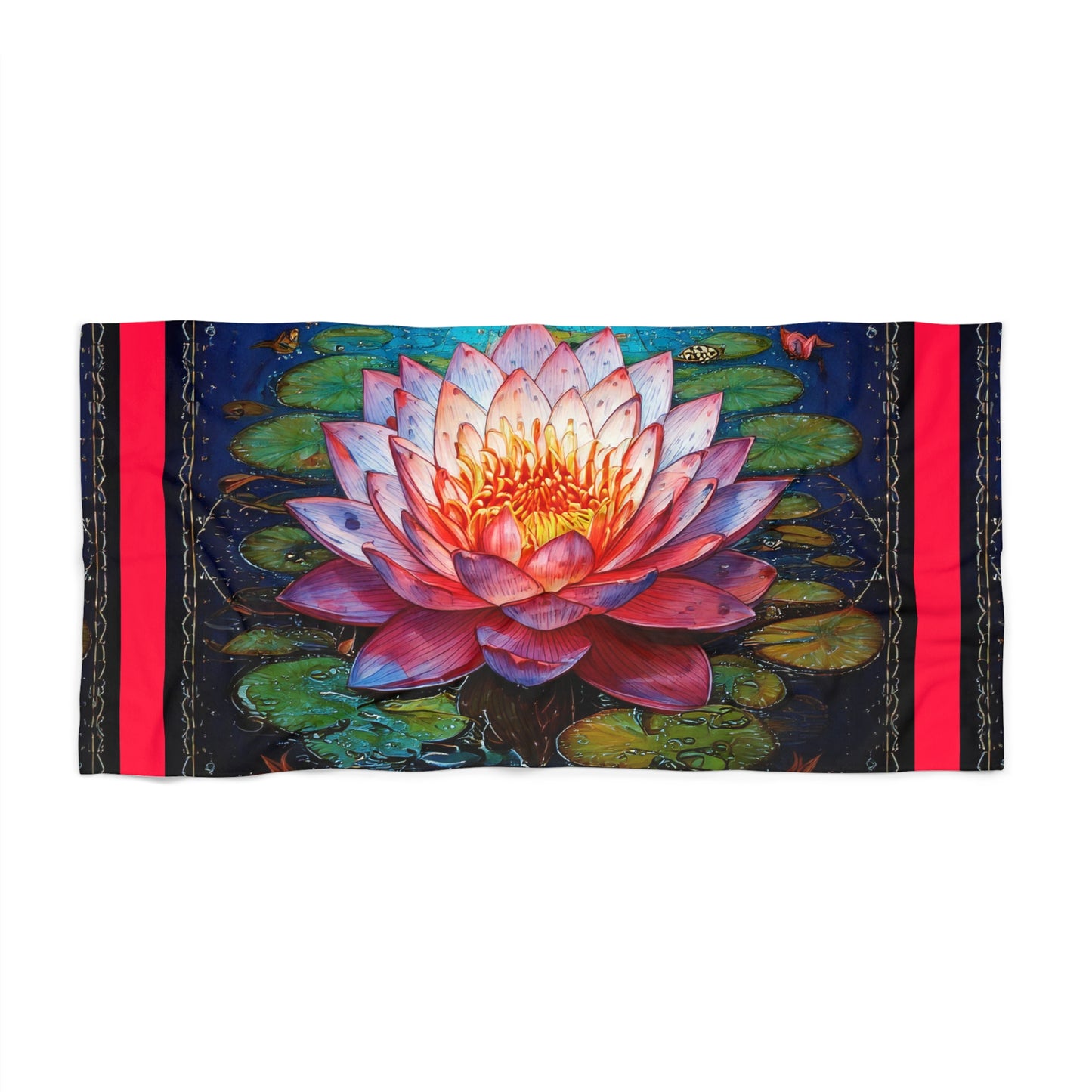 Simple Alluring Style Lily at the Beach Towel