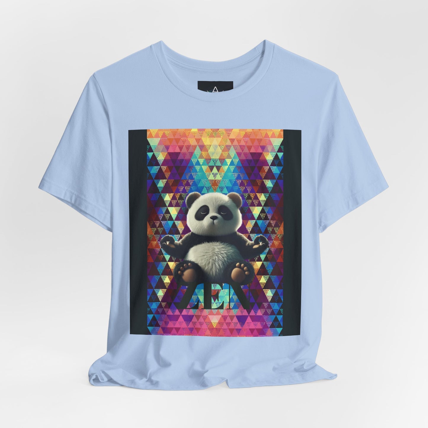 Colorful Panda Graphic Tee - Unisex Jersey Short Sleeve