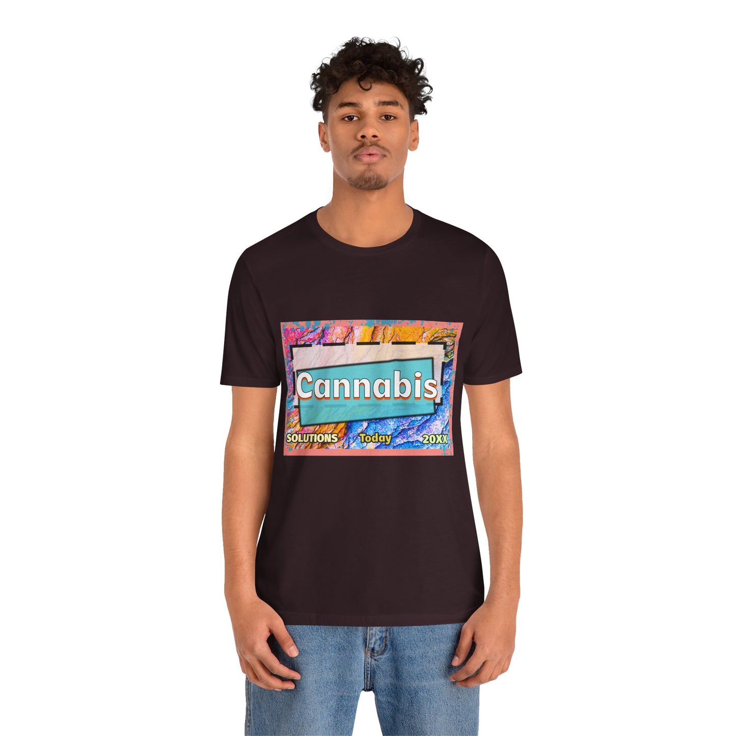 Trendy Cannabis Solutions Tee - Unisex Jersey Short Sleeve T-Shirt