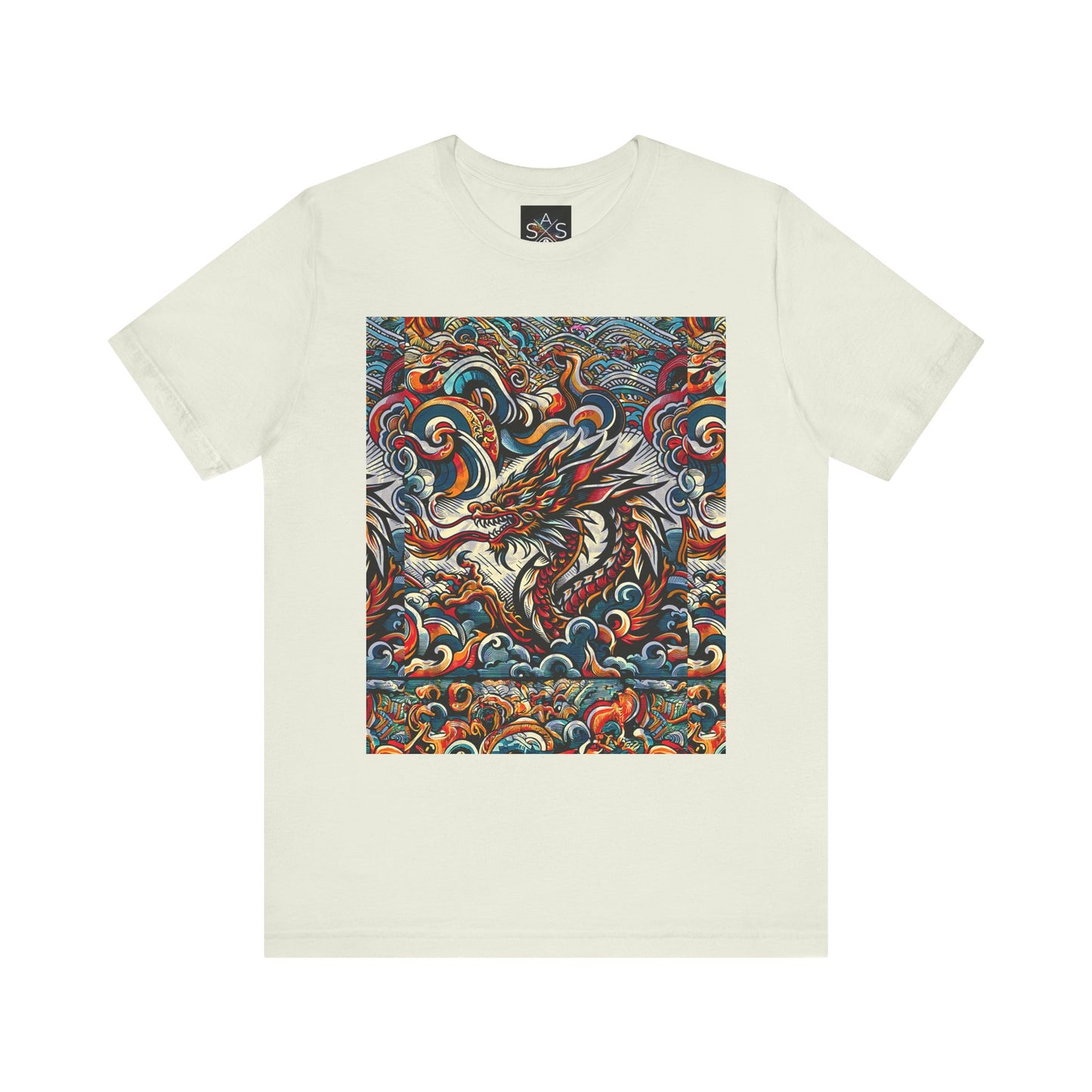 Vibrant Dragon Graphic Tee - Unisex Jersey Short Sleeve Shirt