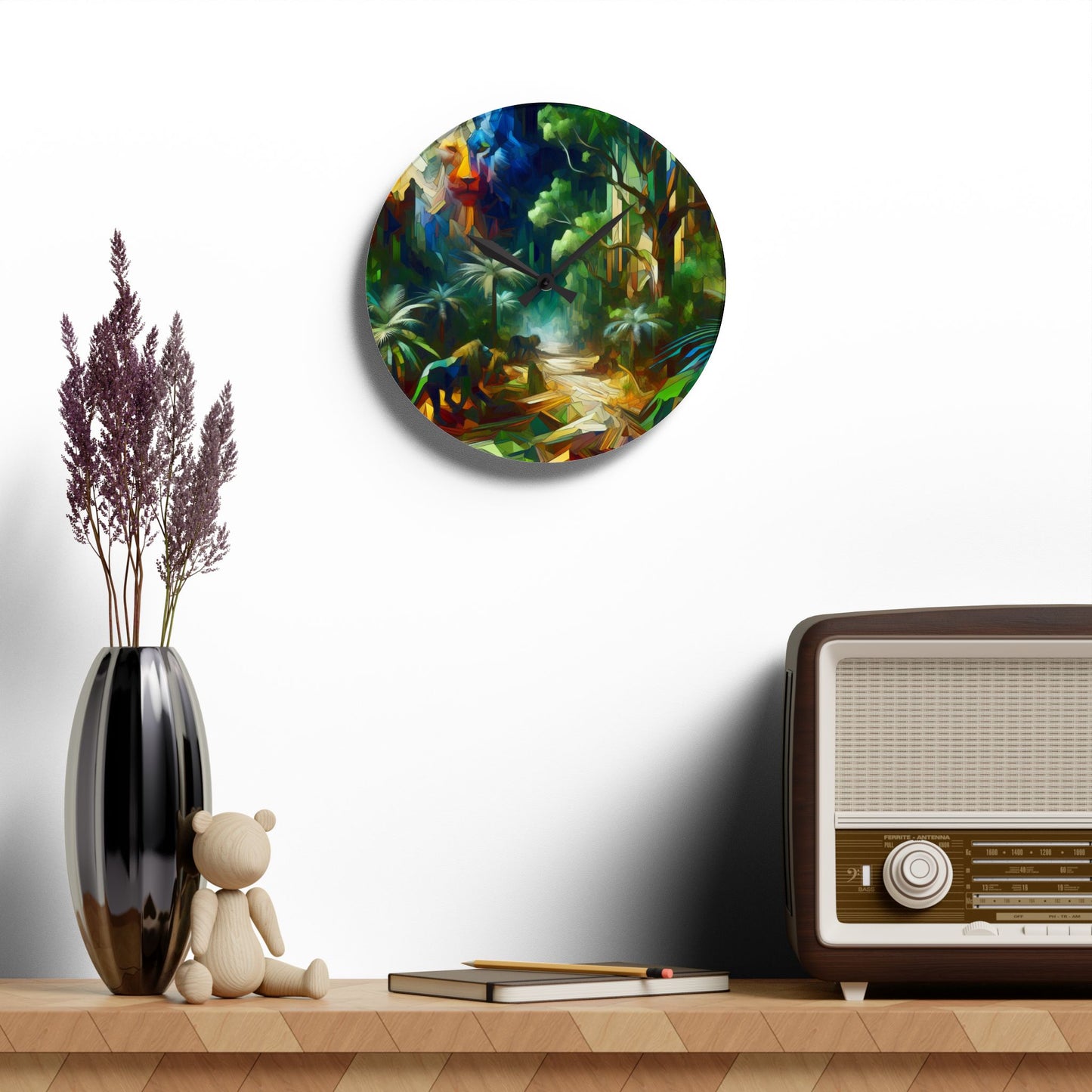 Command Your Time Acrylic Wall Clock