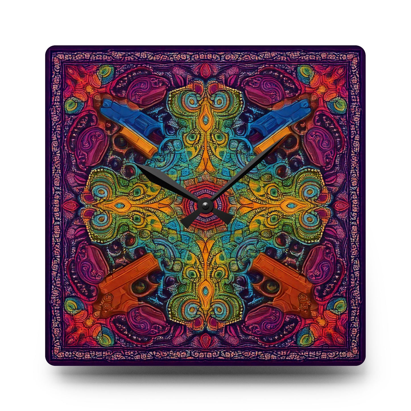 Bang Bang Acrylic Wall Clock