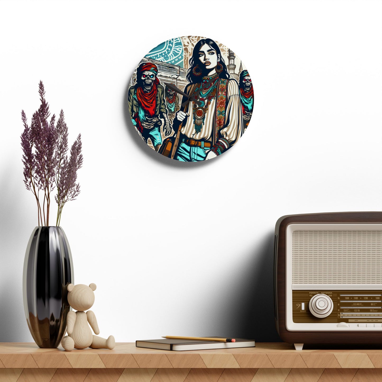 Amongst Us Acrylic Wall Clock