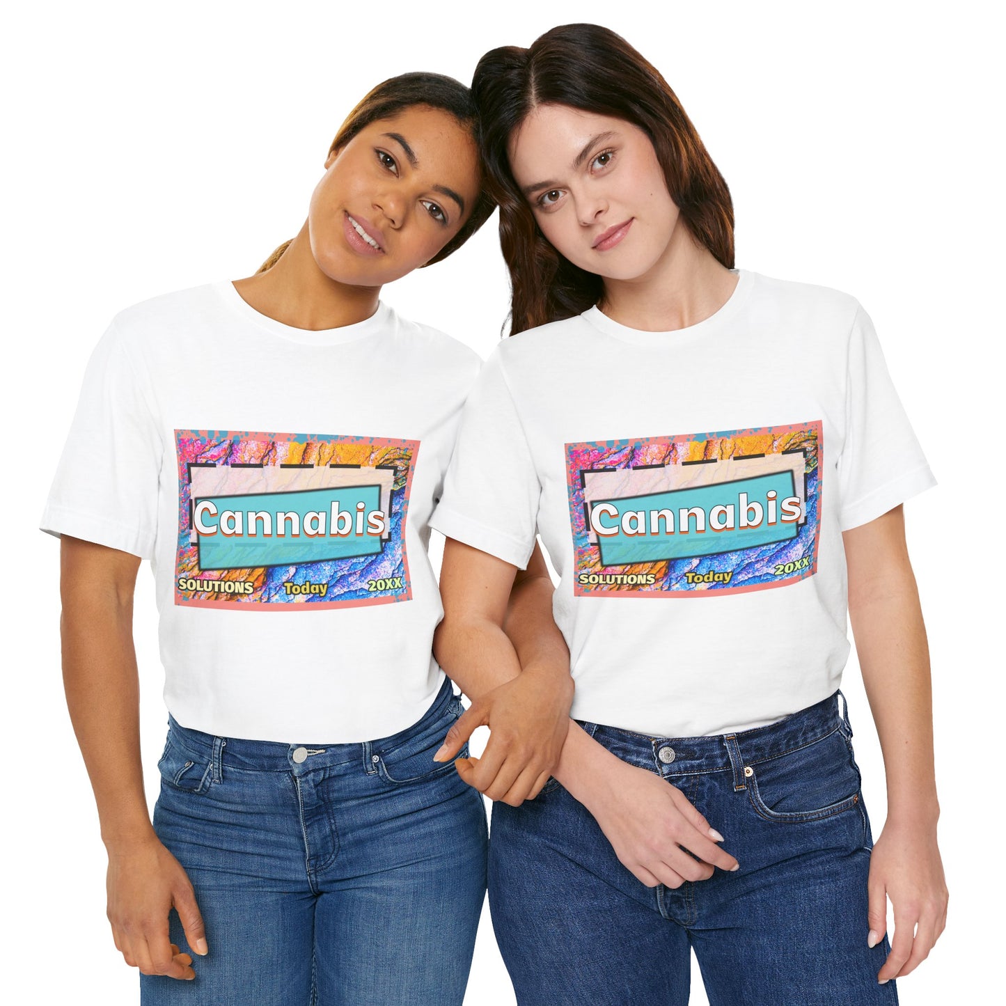 Trendy Cannabis Solutions Tee - Unisex Jersey Short Sleeve T-Shirt