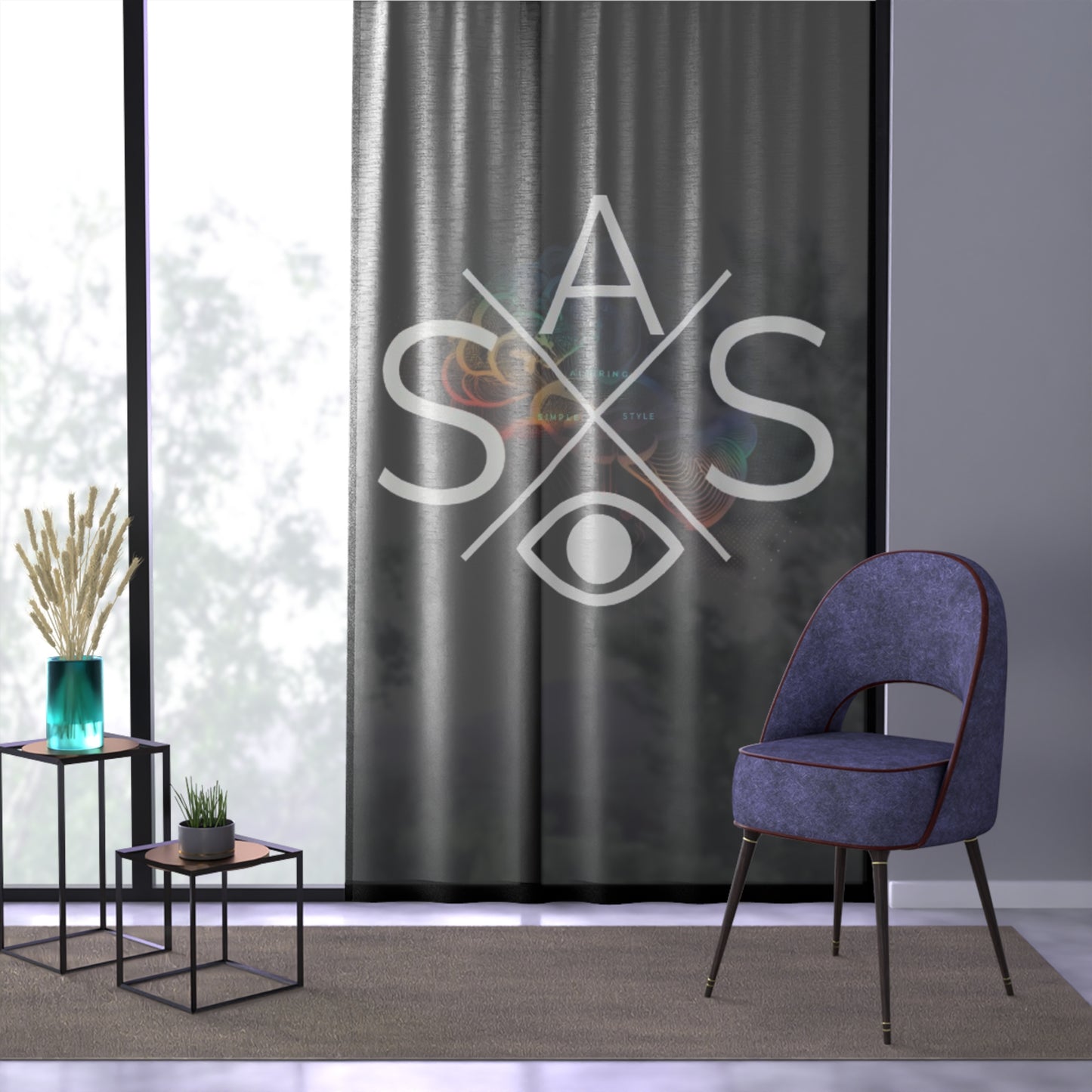 Simple Alluring Style Window Curtain