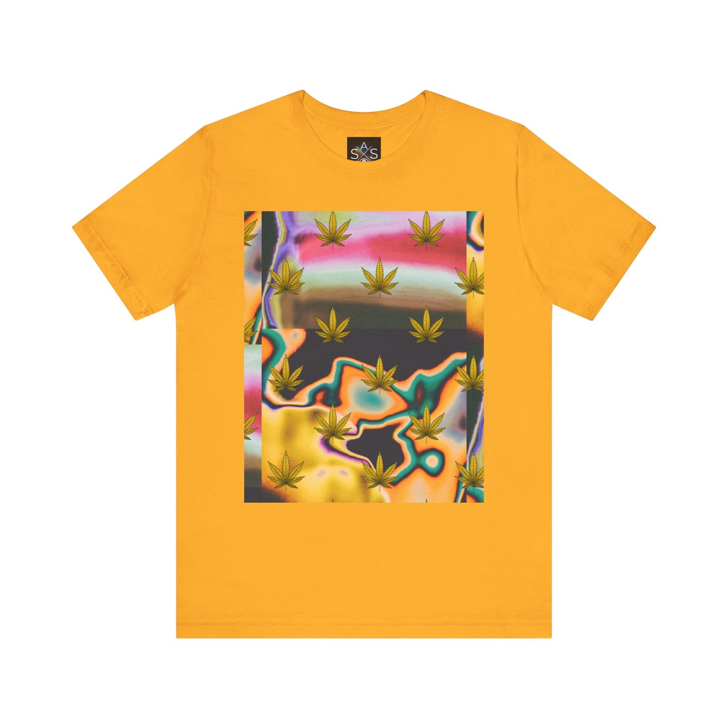 Vibrant Leaf Graphic Tee - Unisex Jersey Short Sleeve T-Shirt