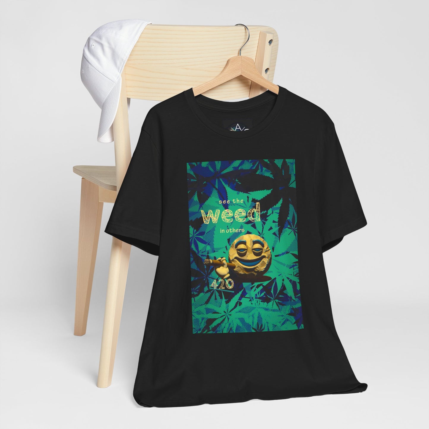 Funny Cannabis Graphic Tee - "See the Weed in Others"