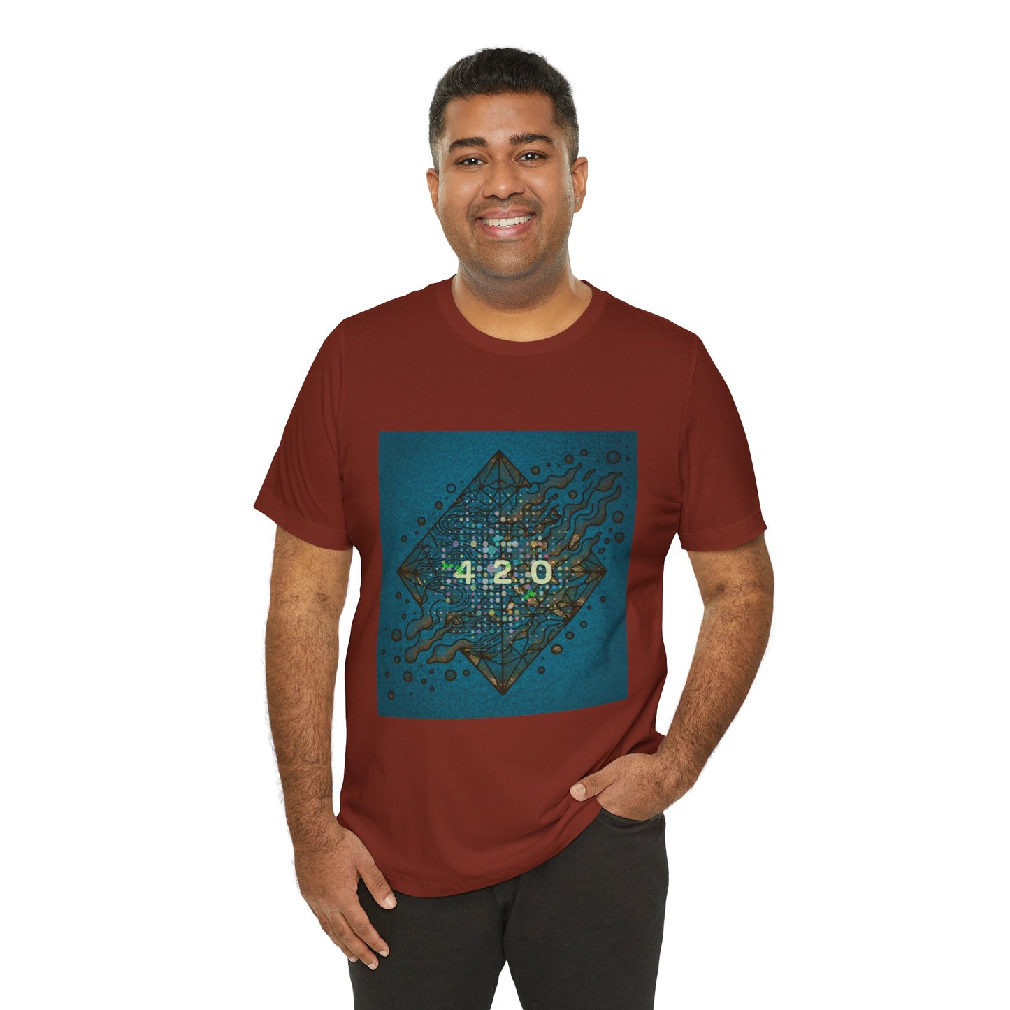 420 Graphic Unisex Jersey Tee - Casual Vibe for Celebrations