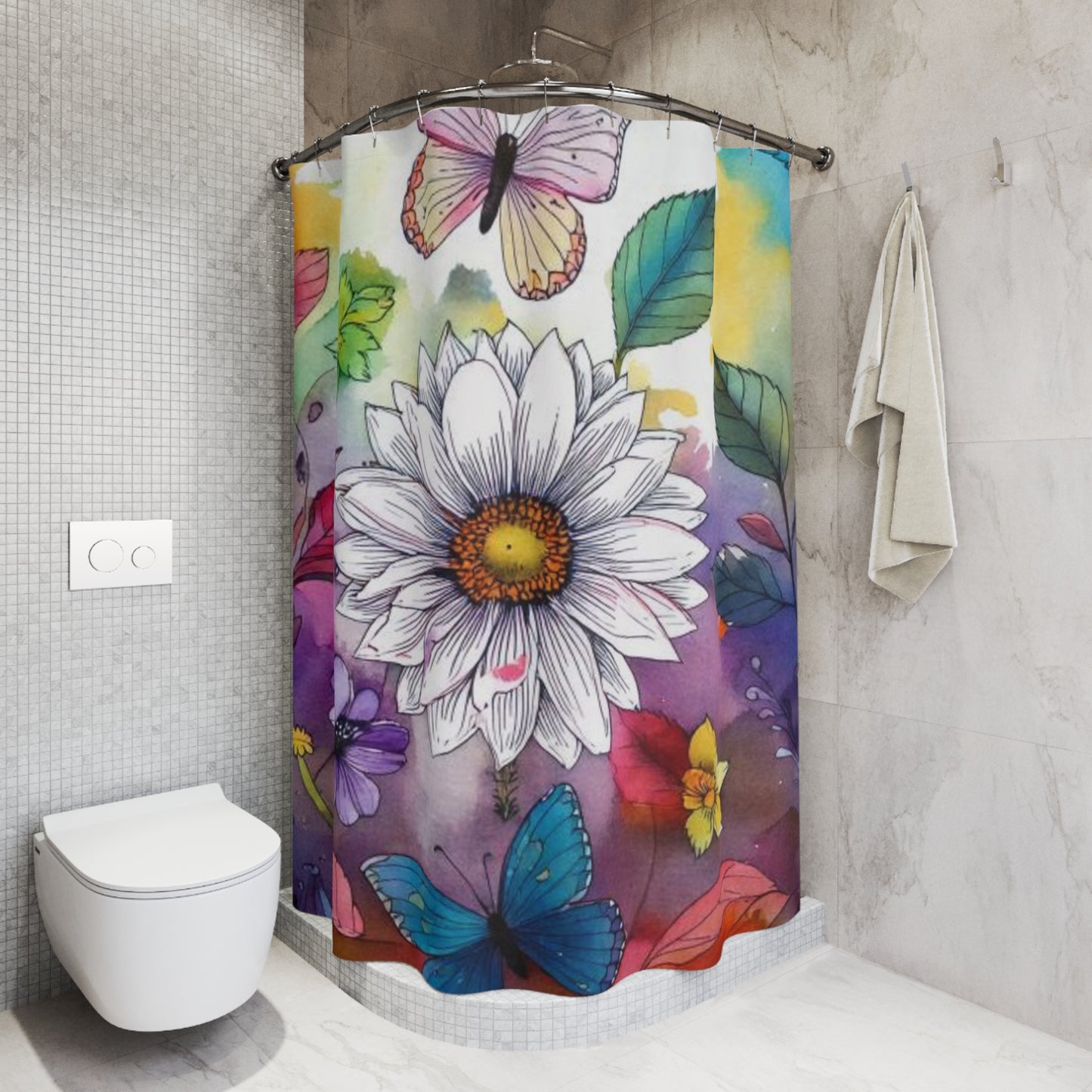 The Unexpected Bloom Shower Curtains