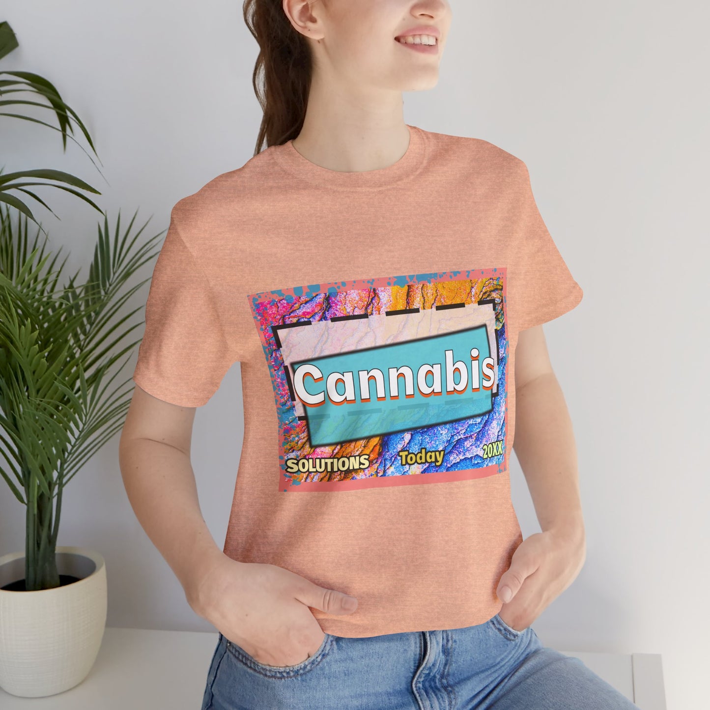 Trendy Cannabis Solutions Tee - Unisex Jersey Short Sleeve T-Shirt