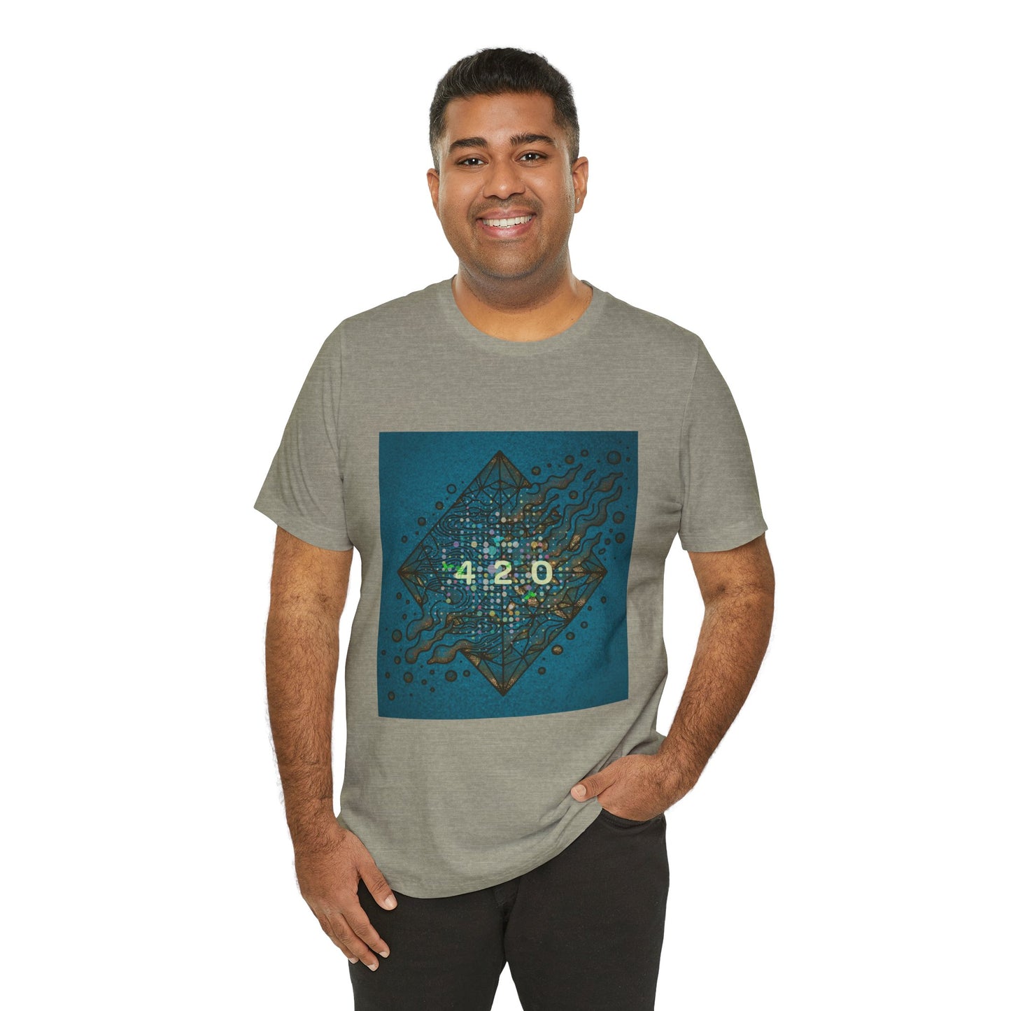 420 Graphic Unisex Jersey Tee - Casual Vibe for Celebrations