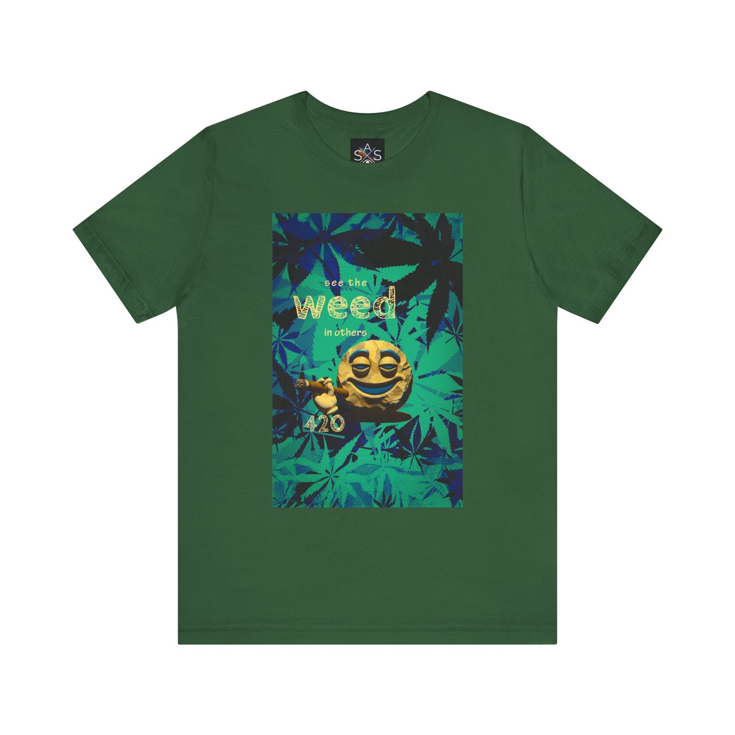 Funny Cannabis Graphic Tee - "See the Weed in Others"