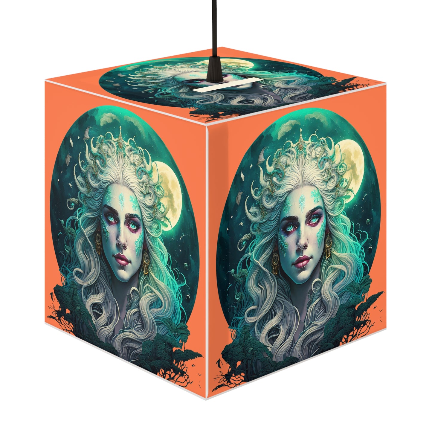 Simple Alluring Style Queen Ida Light Cube Lamp