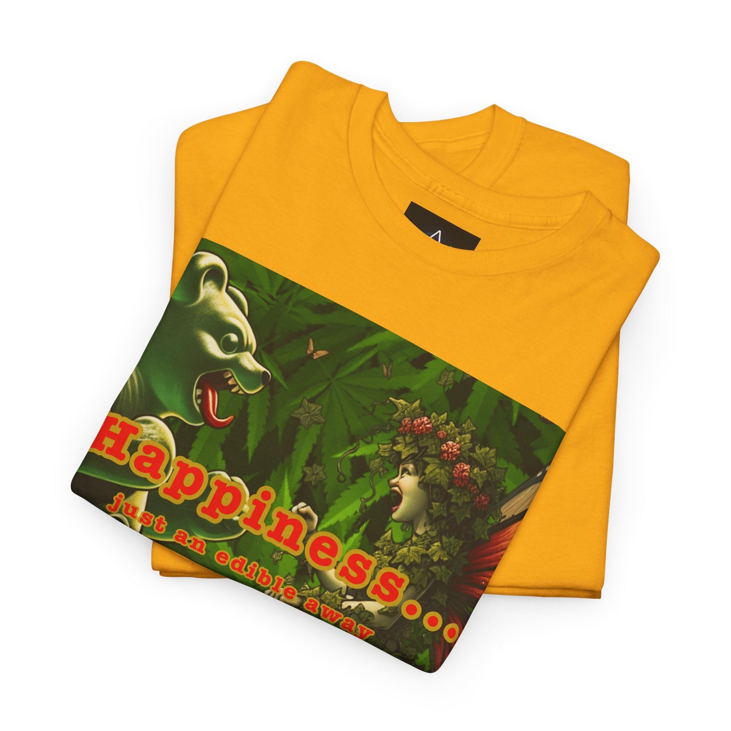 Happiness Jungle Unisex Heavy Cotton Tee, Graphic T-Shirt, Nature Lover Gift, Summer Wardrobe Essential, Unisex Casual Wear