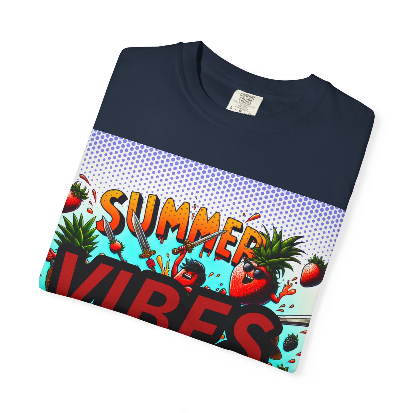 Summer Vibes Unisex Garment-Dyed T-Shirt