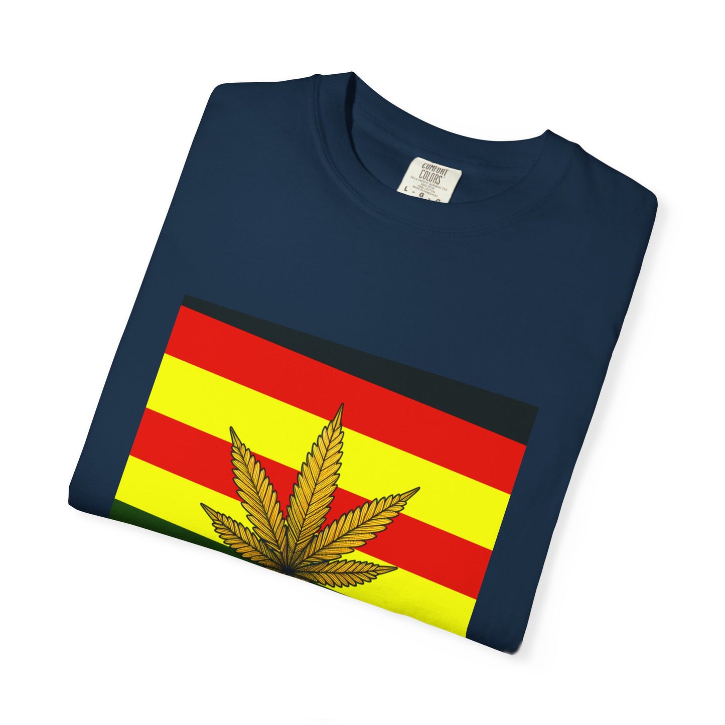 Happy Stoner Unisex Garment-Dyed T-shirt - Chill Vibes for Cannabis Enthusiasts