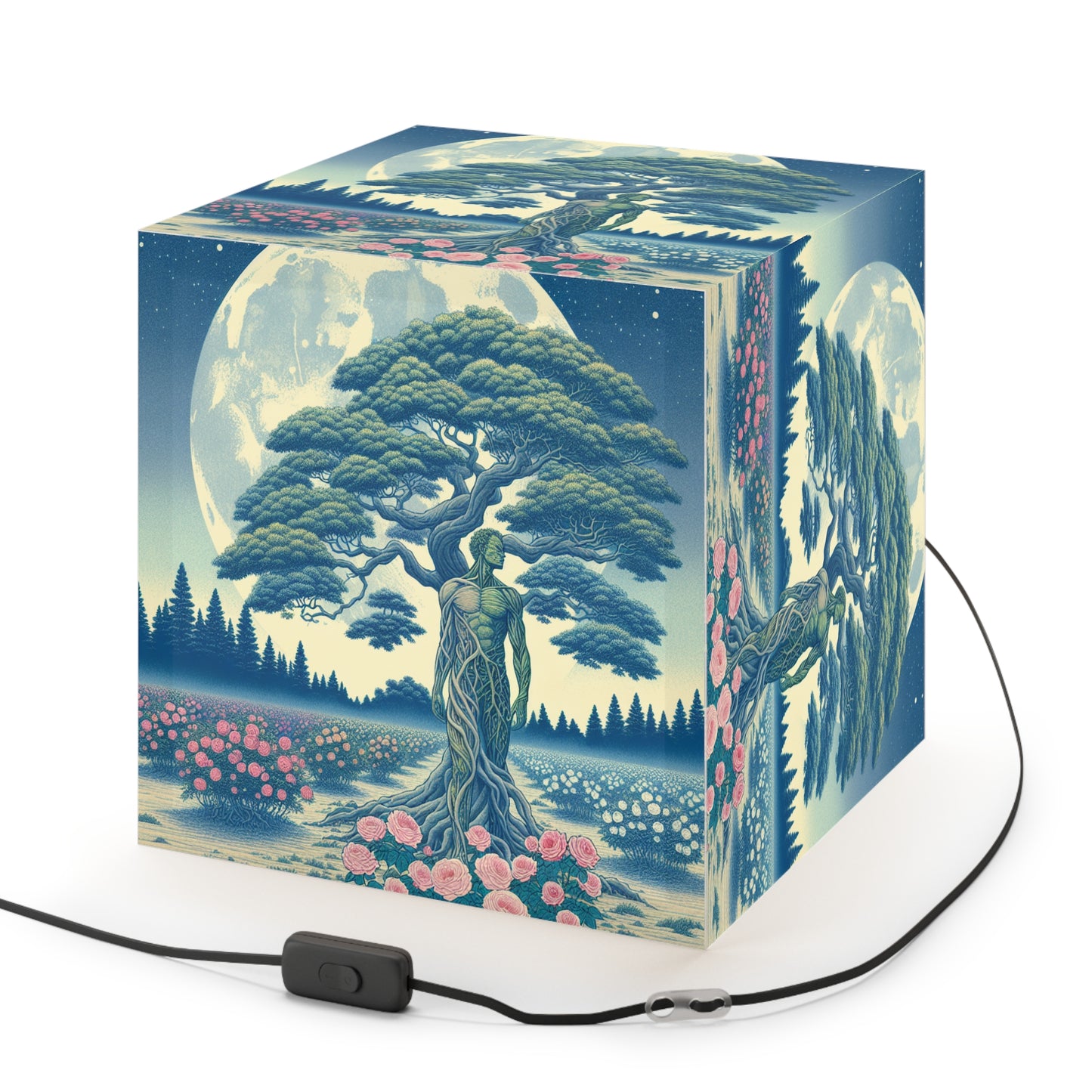 Simple Alluring Style HIM Light Cube Lamp