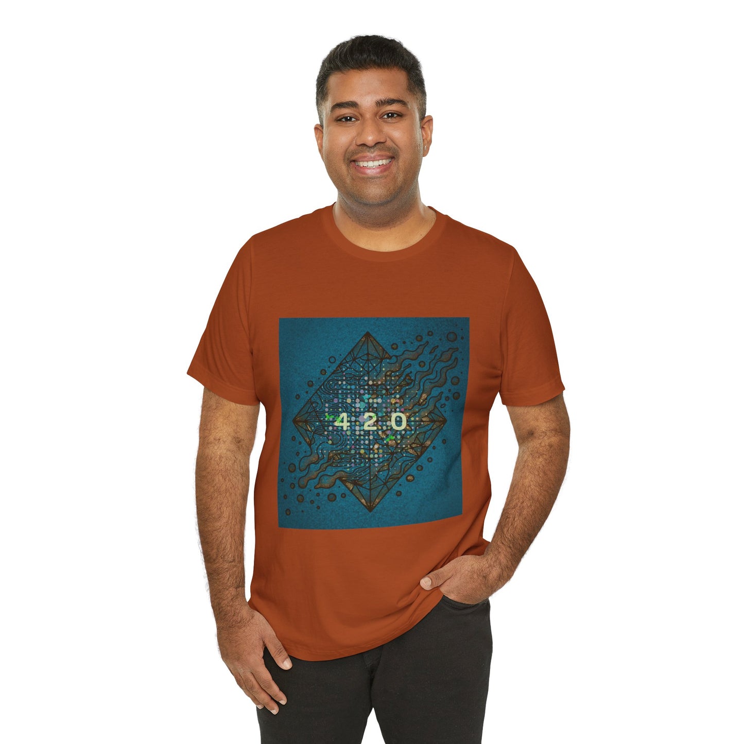 420 Graphic Unisex Jersey Tee - Casual Vibe for Celebrations
