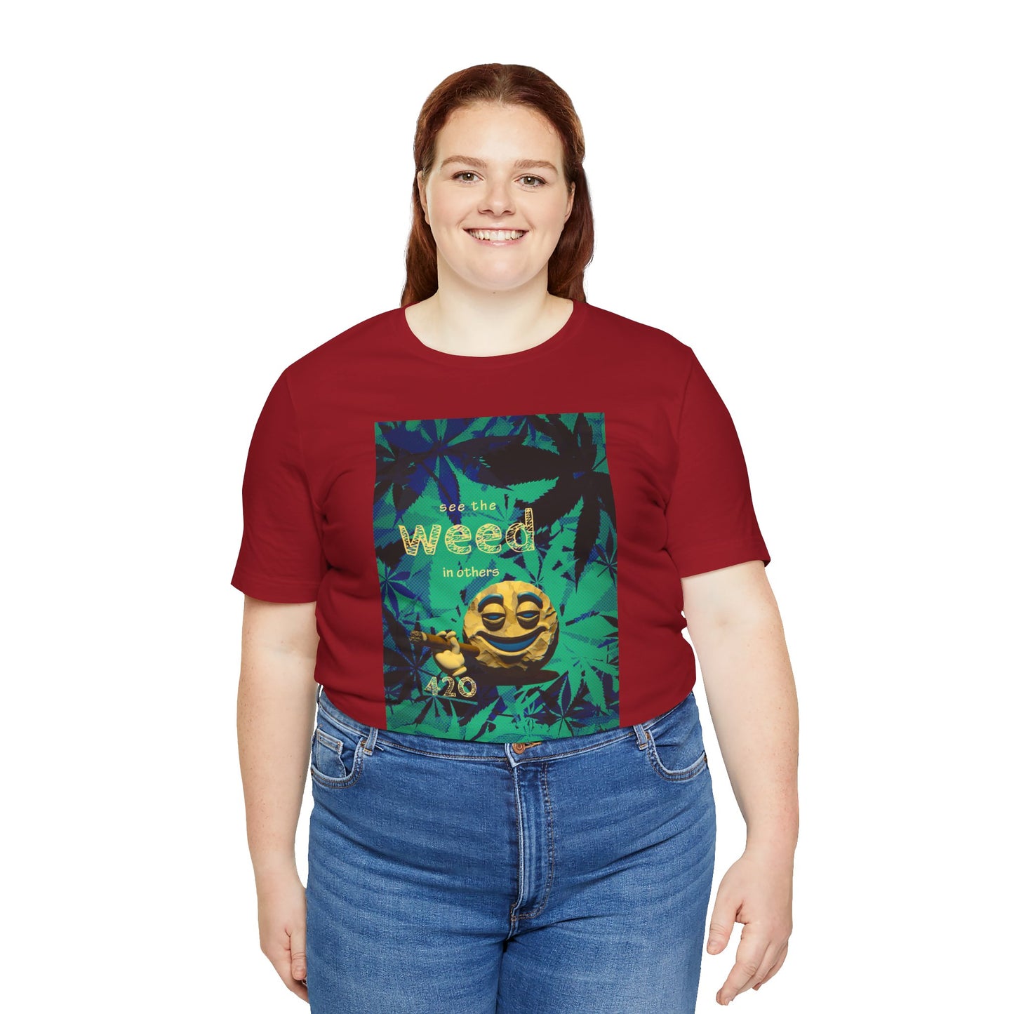 Funny Cannabis Graphic Tee - "See the Weed in Others"