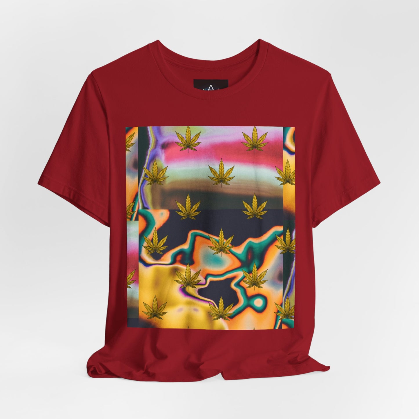 Vibrant Leaf Graphic Tee - Unisex Jersey Short Sleeve T-Shirt